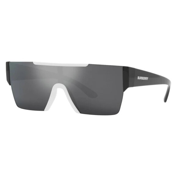 NEW BURBERRY SUNGLASSES BLACK WHITE UNISEX EYEWEAR BURBERRY